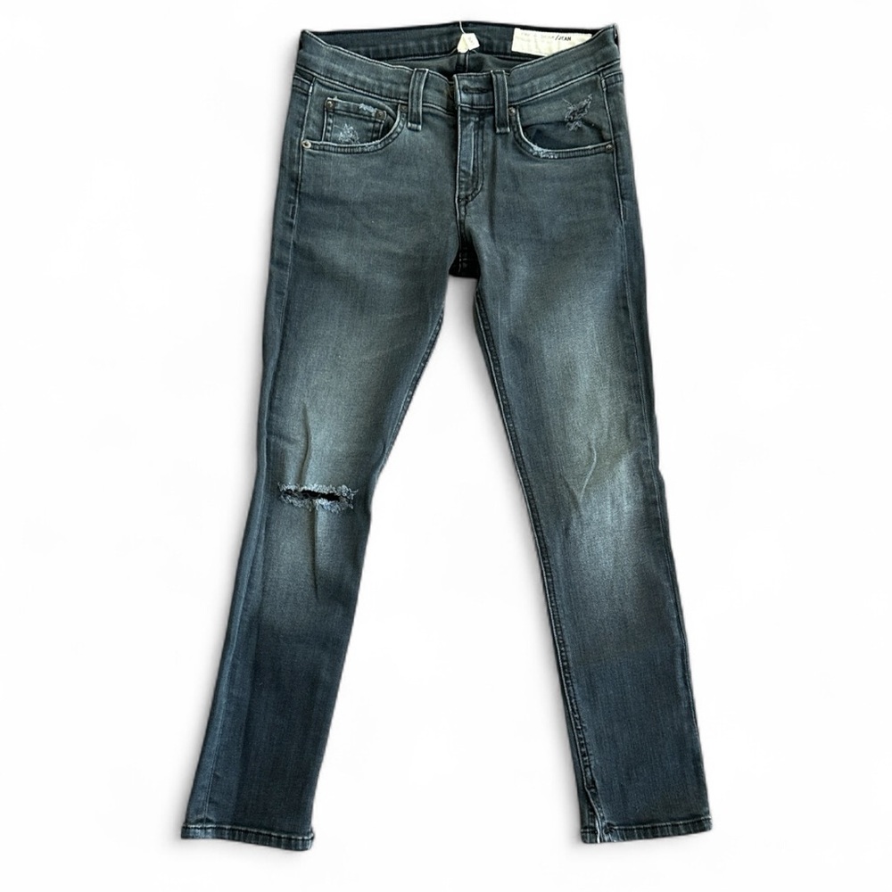 Rag & Bone Women’s Cropped Jeans Size 24 Dark Wash